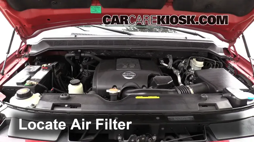 2009 Nissan Armada SE 5.6L V8 Air Filter (Engine)